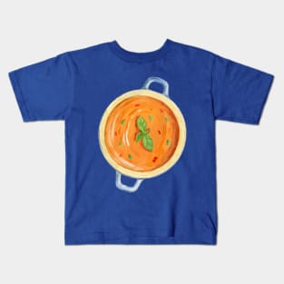 Soup Watercolor Kids T-Shirt